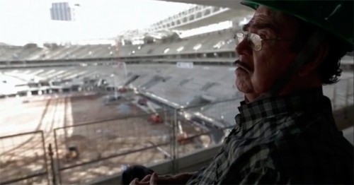 Oberdan Cattani no Allianz Parque (Reprodução)