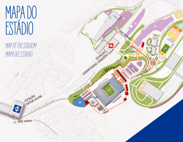 Esquema de mobilidade da Copa do Mundo em São Paulo