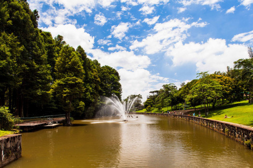 Lago do Sesc Interlagos; ali era gravado programa Bem Brasil (Pedro Vannucchi)