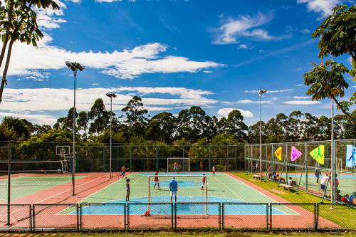 Quadras poliesportivas do Sesc Interlagos (Pedro Vannucchi)