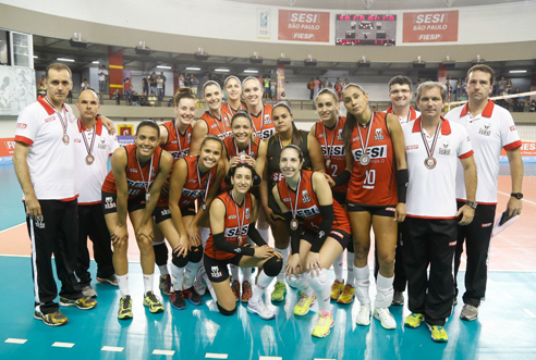 Time do Sesi=SP vice-campeão da Copa São Paulo-2015 (Divulgação)