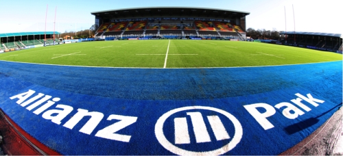 Allianz Park, em Londres (Saracens Rugby Club)