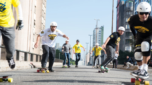 Skate Run no Minhocão: esse trecho não faz parte da prova de 2015 (Divulgação)