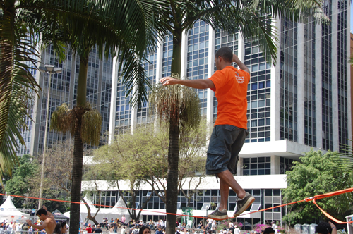 Slackline na Virada Esportiva (Seme)