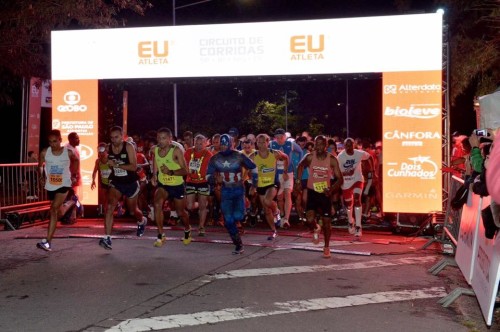 Largada da Eu Atleta noturna na Cidade Universitária (Yescom)