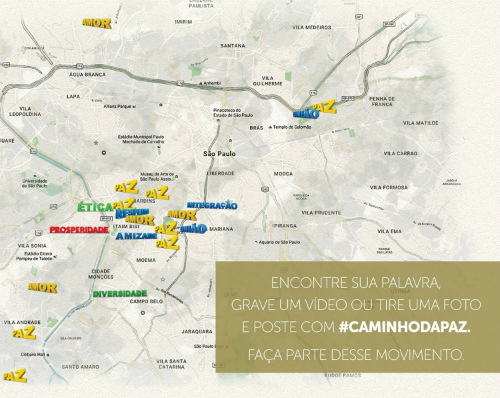 Mapa das palavras de 2016