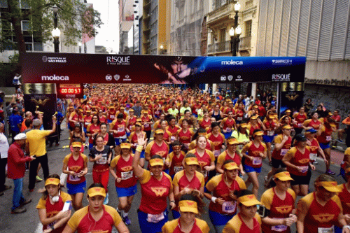 Largada da Corrida Mulher-Maravilha em São Paulo (Sérgio Shibuya/MBraga Comunicação)