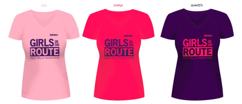 Cores diferentes de camiseta para cada modalidade de inscrição