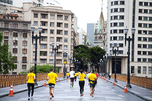 Centro histórico de São Paulo é cenário de corrida (Circuito Rios e Ruas Caixa)
