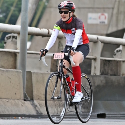 Ciclista disputa primeira etapa do Gear Up! Bike Challenge (Fotop)