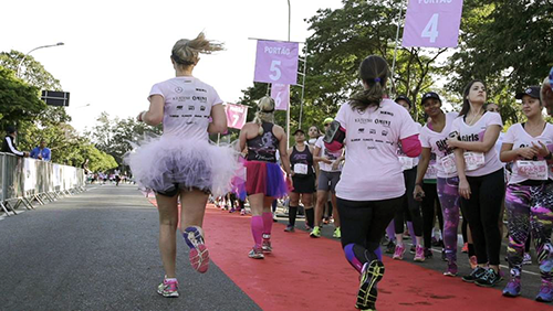 Área de revezamento da Girls On The Route de 206 (OOF)