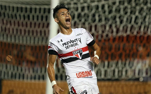 Luiz Araújo, atacante são-paulino (Rubens Chiri/saopaulofc.net)