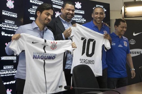 Apresentação de Serginho no Corinthians (Daniel Augusto Jr./Ag. Corinthians)