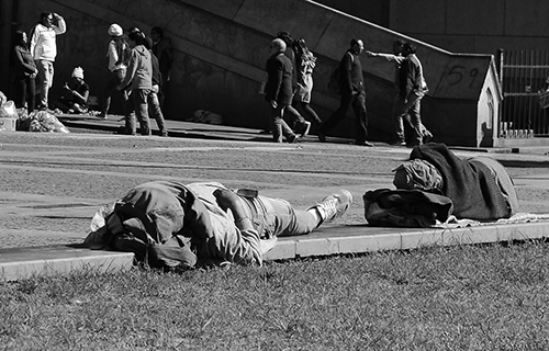 Pessoas em situação de rua no centro de SP (Rovena Rosa/Agência Brasil/Fotos Públicas)