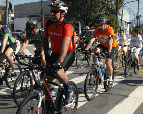 Passeio ciclístico em São Paulo (Assessoria de Imprensa/SPPJ)