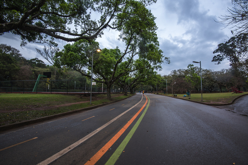 Percursos de 1,5 km e 3 km ao lado das quadras (Nike/Divulgação)
