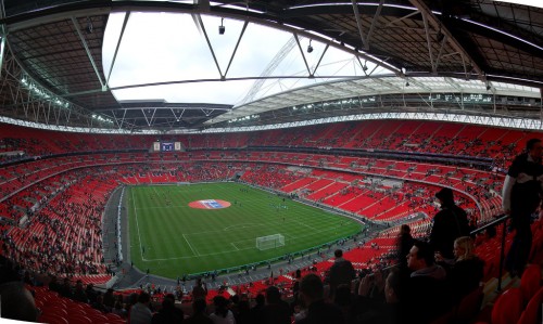 Estádio de Wembley, em Londres, na Inglaterra