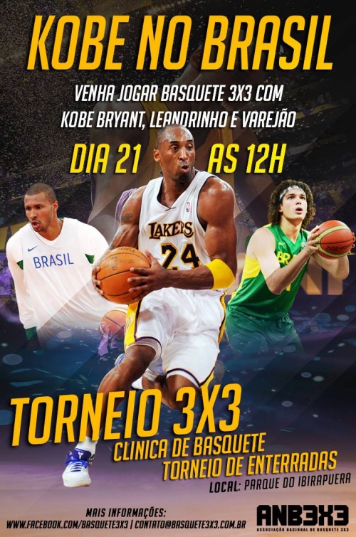 Evento com Kobe Bryant no Ibirapuera