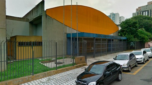 Ginásio Joaquim Cambaúva Rabello, em São Caetano do Sul (Reprodução/Google)