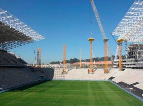 Arena Corinthians em agosto de 2013