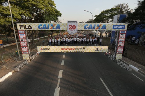 Largada da Maratona de São Paulo de 2014 (MidiaSport)