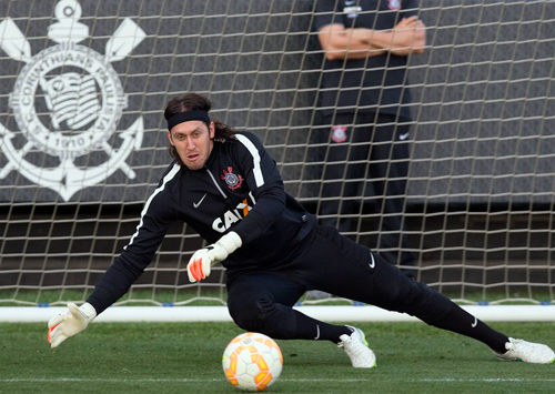 Cássio treina na Arena Corinthians (Daniel Augusto Jr/Agência Corinthians)