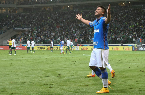 Cristaldo, atacante do Palmeiras (Cesar Greco/Ag Palmeiras/Divulgação)
