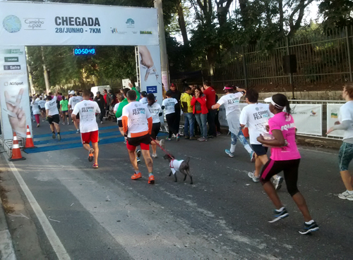 Chegada da da Caminho da Paz de 2015 (Andrei Spinassé/Esportividade)