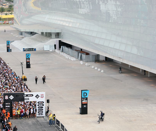 Foto da área de largada da Timão Run de 2014