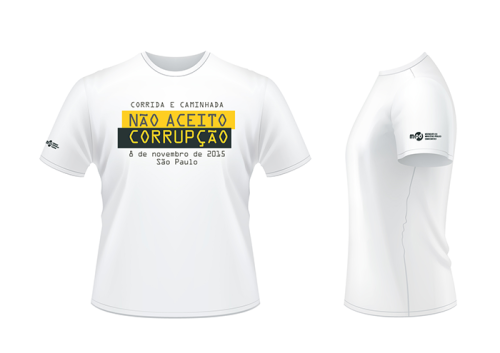 Camiseta da prova