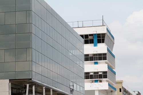 Centro de controle do autódromo de Interlagos e antiga torre (José Cordeiro/ SPTuris)