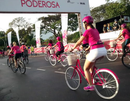Chegada do passeio ciclístico Poderosa (Esportividade)