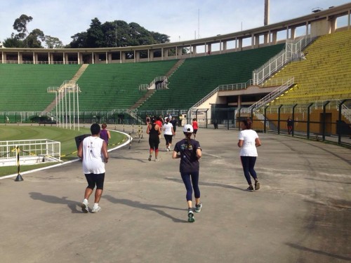 Pista do Pacaembu aberta para munícipes (Facebook do secretário Celso Jatene)