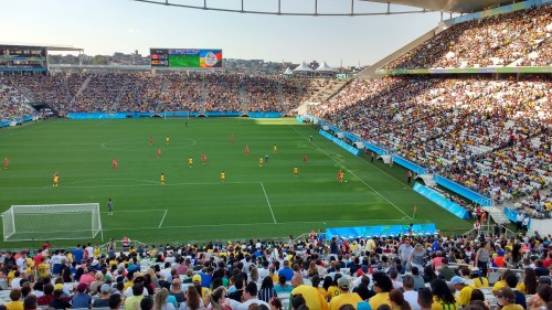 Canadá e Zimbábue jogam na Arena Corinthians em jogo visto por mais de 30 mil (Esportividade)