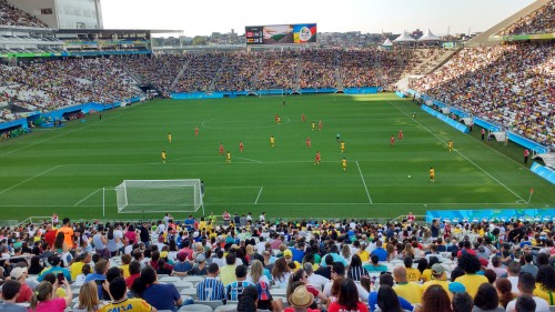 Canadá e Zimbábue jogaram na Arena Corinthians (Esportividade)