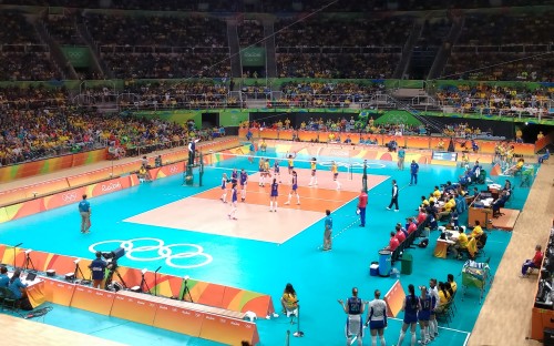 Brasil x Rússia feminino de vôlei no Maracanãzinho (Esportividade)