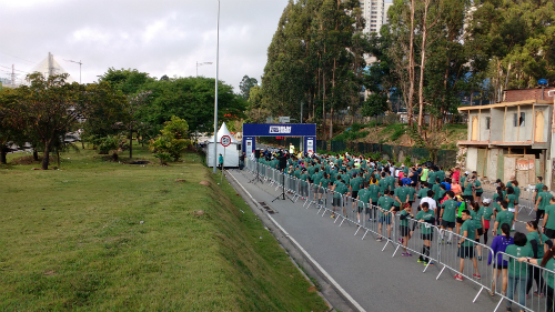 Minutos antes da largada da etapa do Cidade Jardim do Track&Field Run Series (Esportividade)