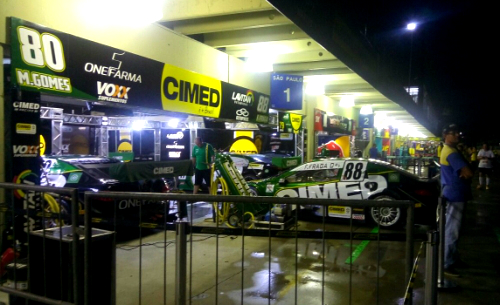 Carro de Felipe Fraga (88) durante Run Stock Car (Maiara Soares)