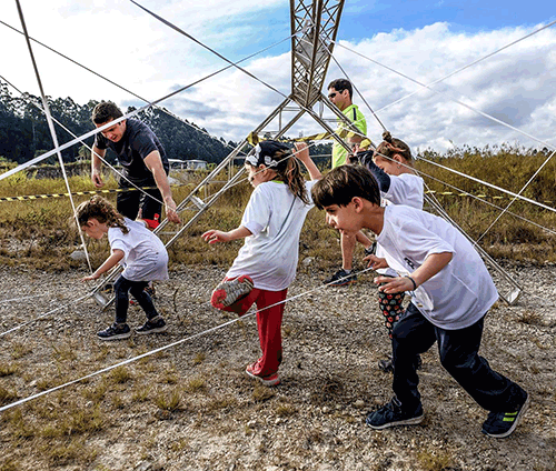 Iron Kids na pedreira Anhanguera, em Cajamar (Iron Race/Divulgação)